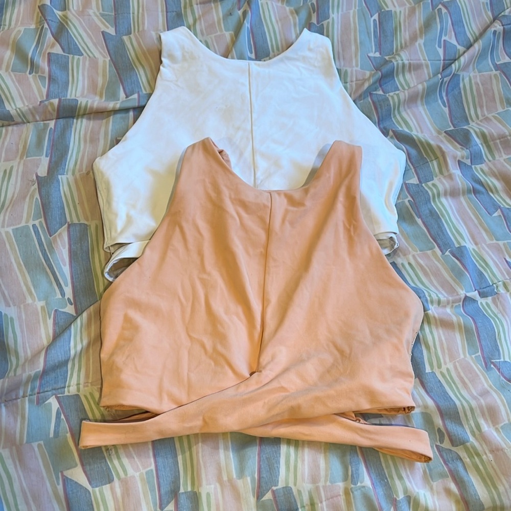 ATHLETA Conscious Crop Wrap Style D/DD Bundle